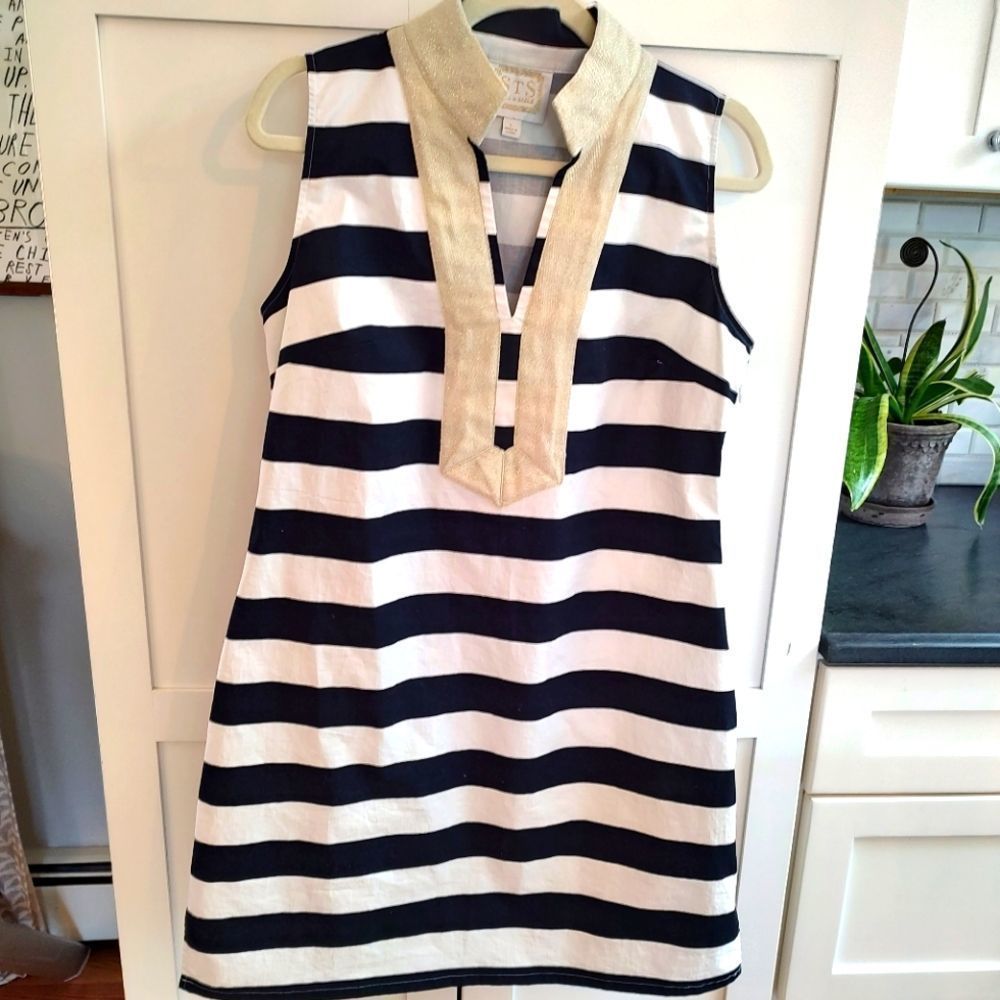 Sail to Sable Stripe Tunic Dress
